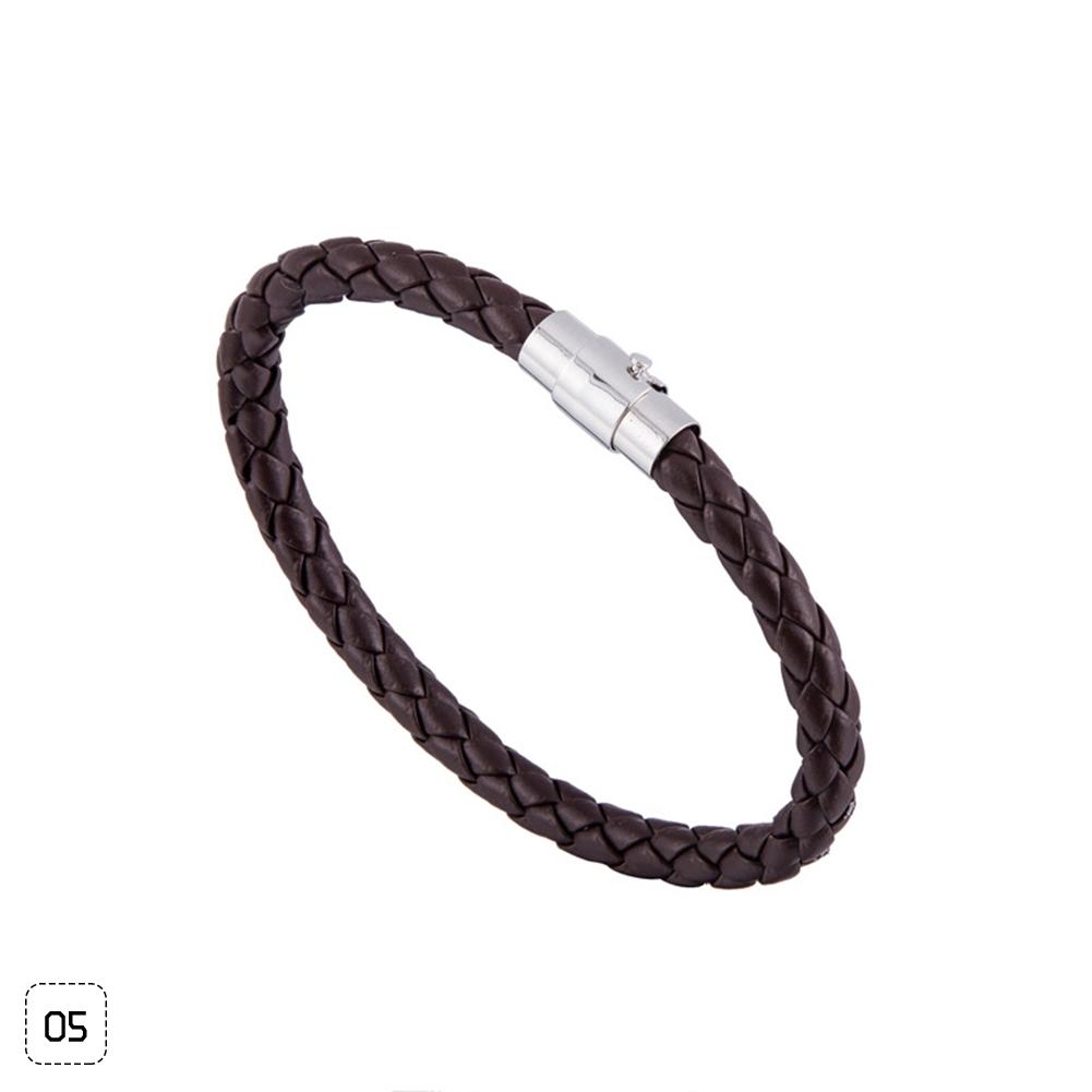 

Модний простий браслет зі шкіряного шнура 6 мм, аксесуари для DIY, жіночий браслет, ювелірний виріб, подарунок кавовий