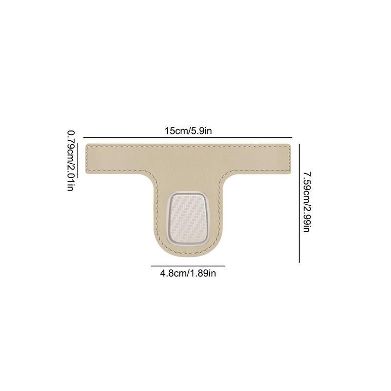 Car Seat Hanger Storage Sturdy Holder Hooks Stylish Pu Leather Car Seat Organizer Hooks Vehicle Organizer Accessory Organizer