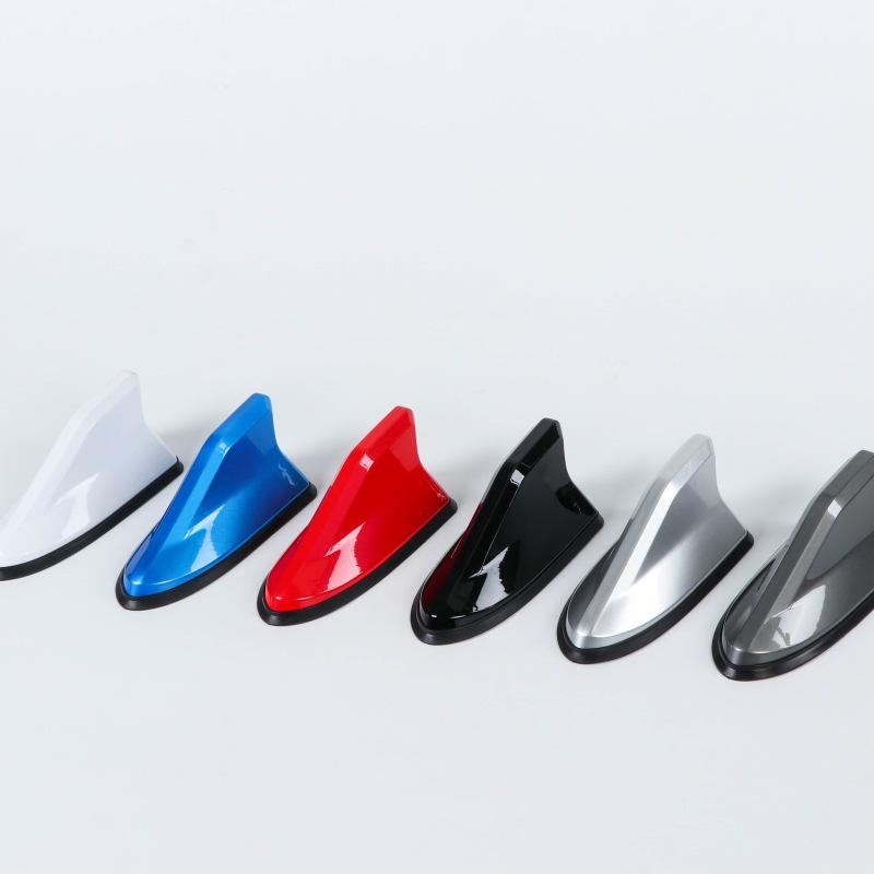 Second Gen Car Shark Fin Roof Spoiler Antenna: FM/AM Radio Signal with Rubber Base