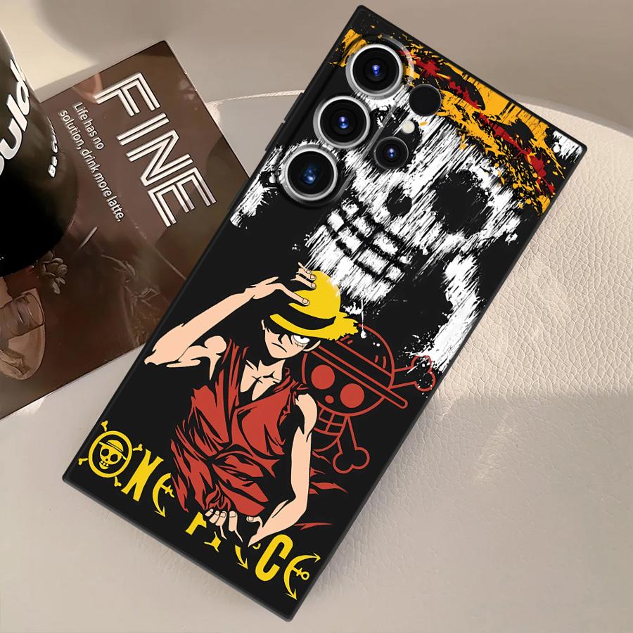 Ones Pieces Luffy Case for Samsung Galaxy S9 S25 Ultra S23 FE S20 S22 S24 Plus S21 Funda Phone Cover