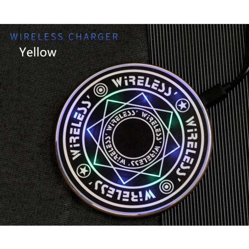 10W Fast Wireless Charger Magic Circle For iPhone 12 11 11Pro Max Qi Fast Charging Pad for Samsung Xiaomi Mi  Fast Charger