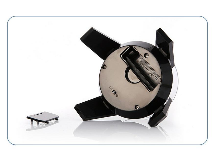 Rotating LED Solar Display Stand for UFO Spaceship Models, Jewelry, and Phone Video Shooting