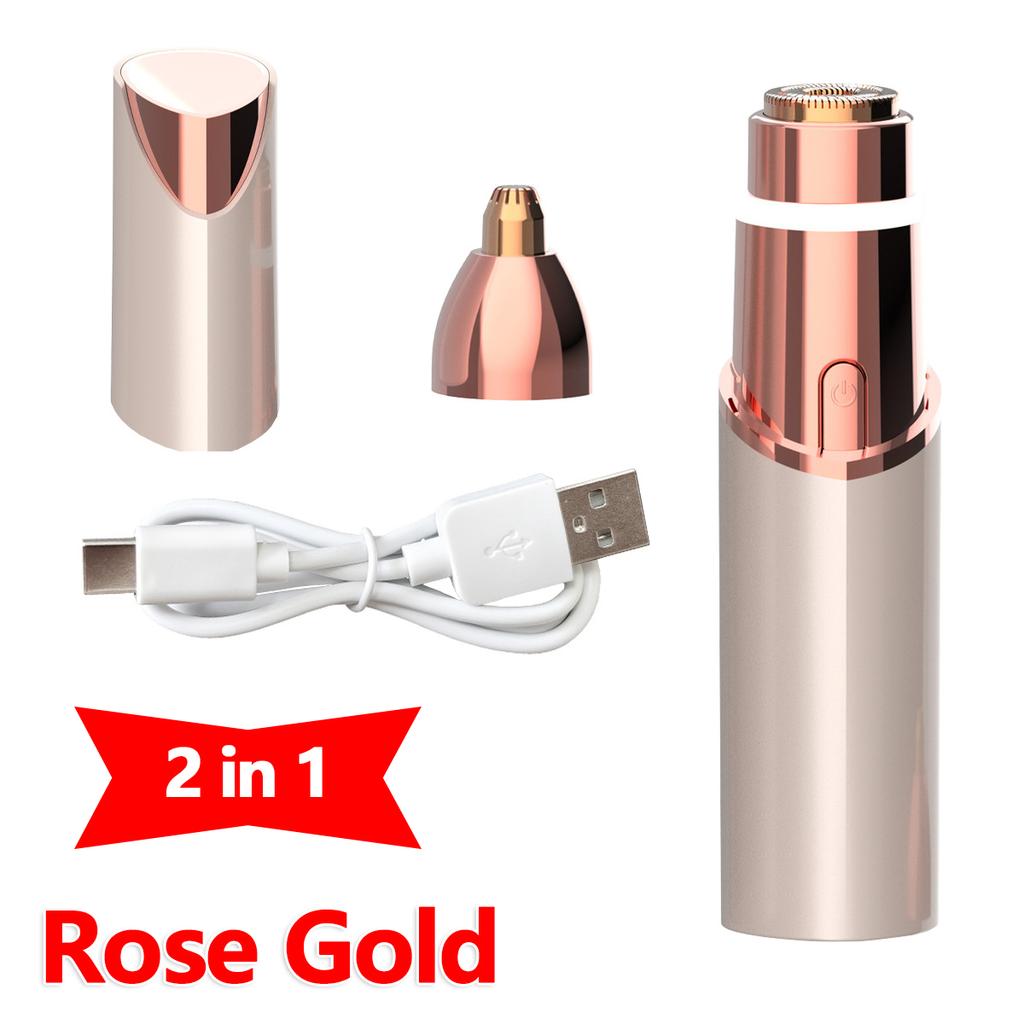 2026 New Electric Facial Hair Remover for Women Painless Eyebrow Trimmer Upper Lip Chin Bikini Portable Hair Removal Device