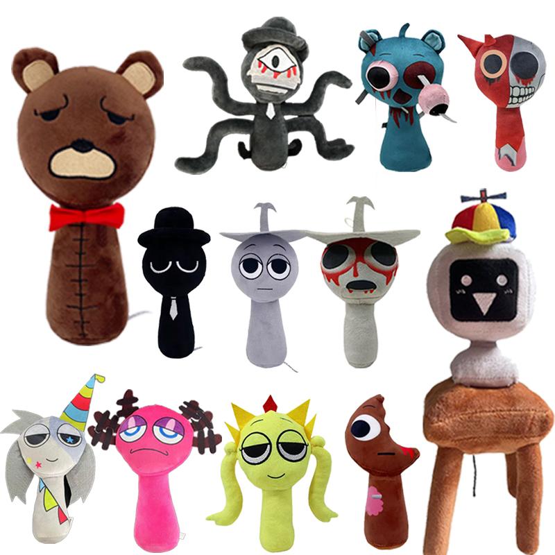 56Styles Sprunki Plush Toys Sprunki Dolls Oren Wenda Sprunki Stuffed Doll Plush Stuffed Kids Christmas Birthday Gift Home Decors