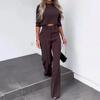 Women's Sub-fashion Casual Suit Two-piece Set