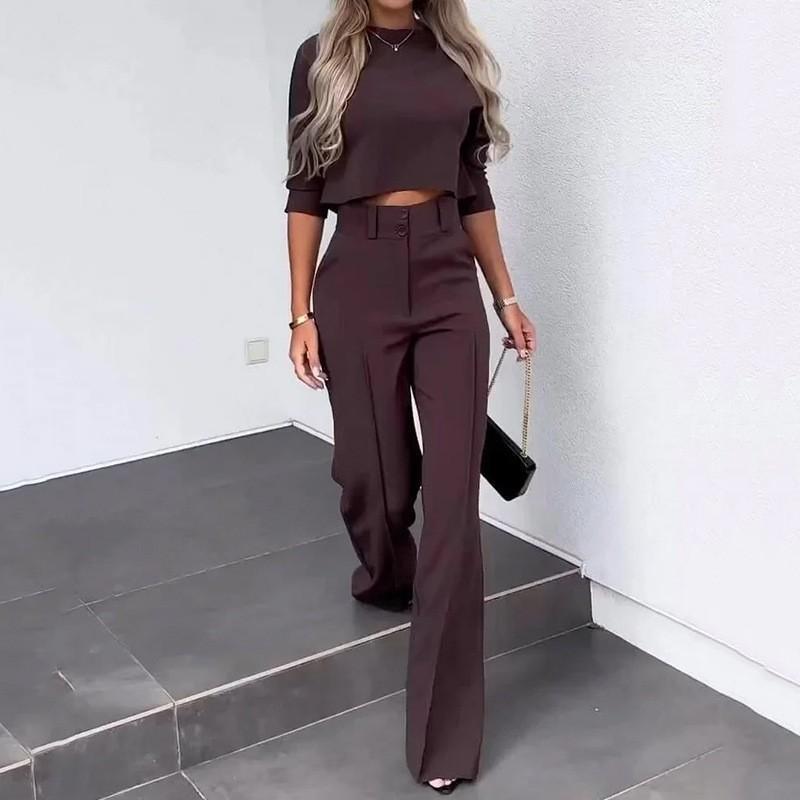 Women's Sub-fashion Casual Suit Two-piece Set