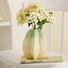 Nordic Ceramic Gradient Peach Shape Small Vase Home Dining Table Bedroom Living Room Decoration Narrow Mouth Floral Ornament 1Pc