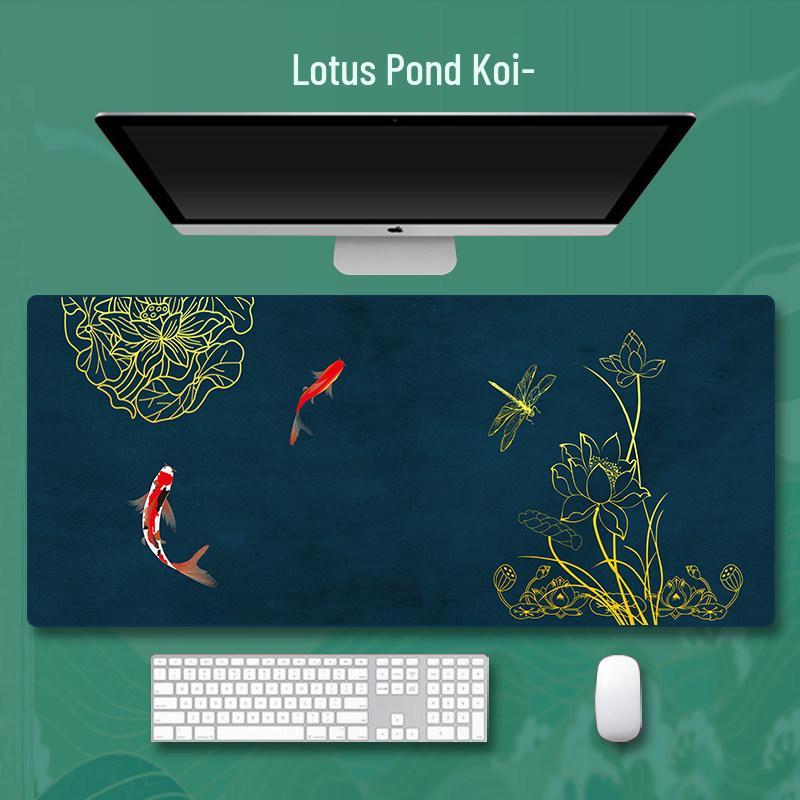 Extra Large Anime Esports Mouse Pad with Stitched Edges for Men and Women, Computer Desk Mat and Keyboard Pad