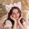 Comfort Plush Cat Ears Hair Decor Princess Style Fluffy Hair Hoop Sweet Kawaii Headband  Women