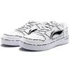 Li Ning Sports Life Kollektion Abriebfest Rutschfest Niedrig geschnittene Skateboard-Schuhe Damen Weiß Schwarz AGCS420-6(Team131-)