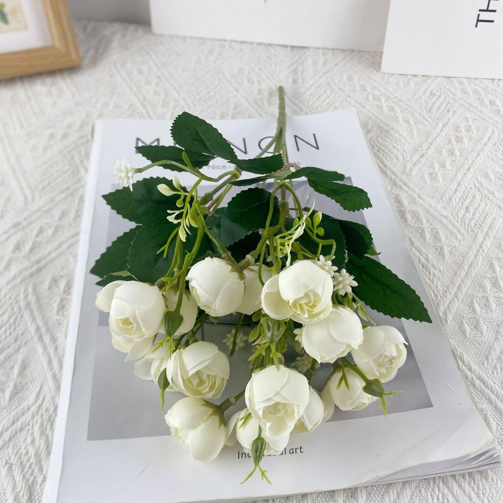 10pcs Direct Sales Simulation 15-Head Hennessy Xiaofu Bundle Simulation Flower Home Wedding Photography Camping Decoration