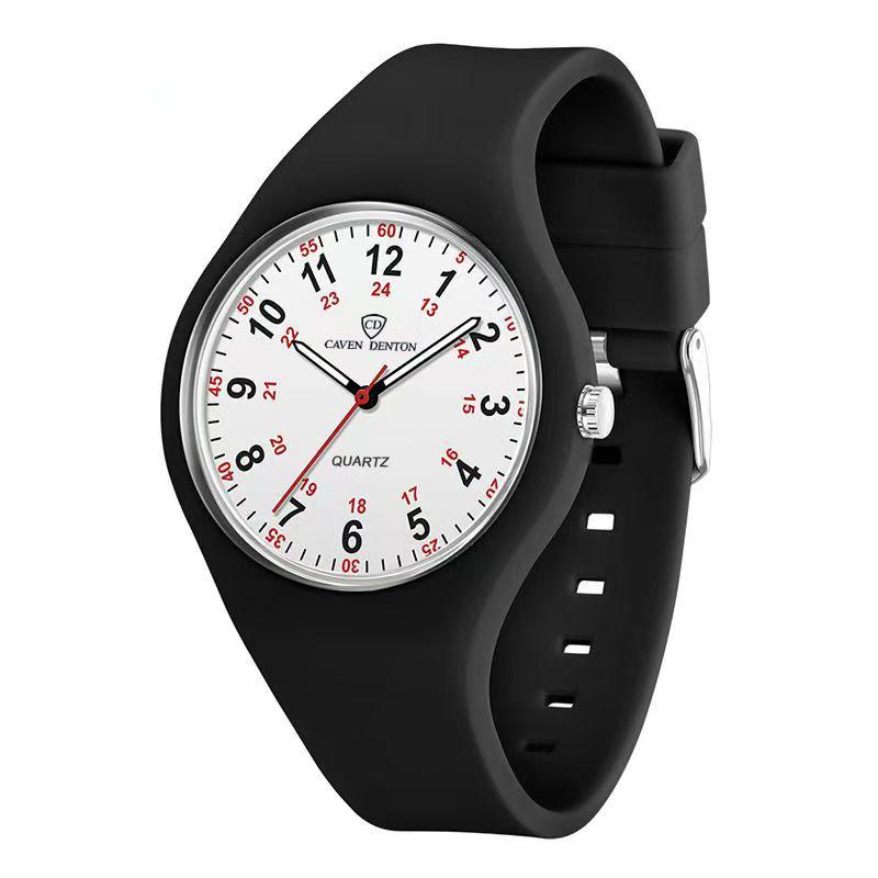 New men s and women s fashionable silicone strap watch elegant and lightweight student casual sports watch
