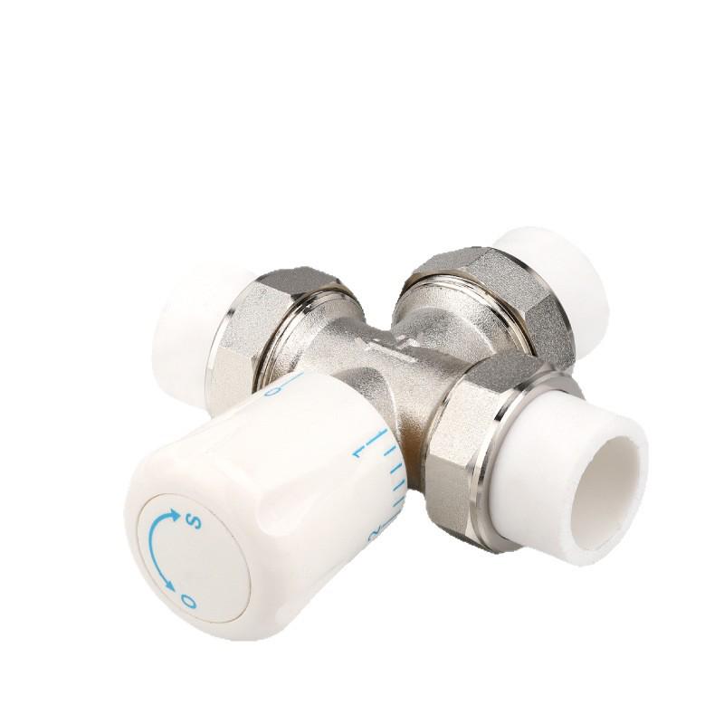 Three-Way PPR Manual/Automatic Thermostatic Radiator Control Valve
