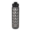 Water Bottle Gradual Change Matte Large Capacity Water Cup Elastic Cover Straw Cup 11OZ Portable Sports Kettle