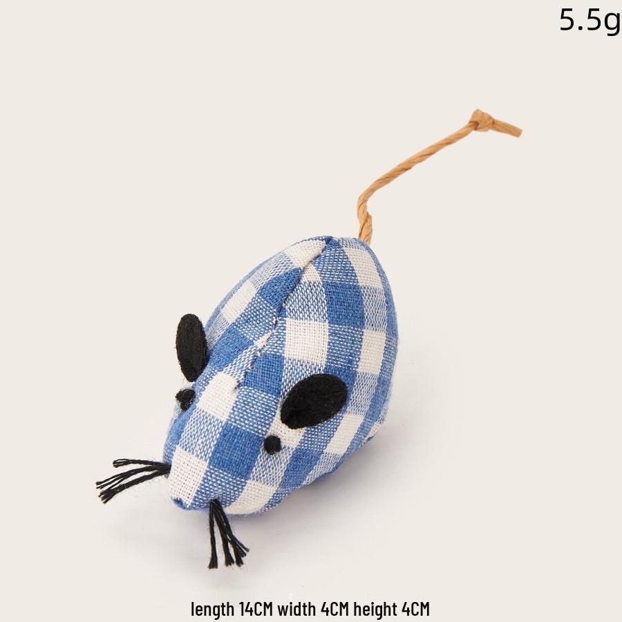 Cat Toy Set: Plush Feather Mouse Molar & Bite-Resistant