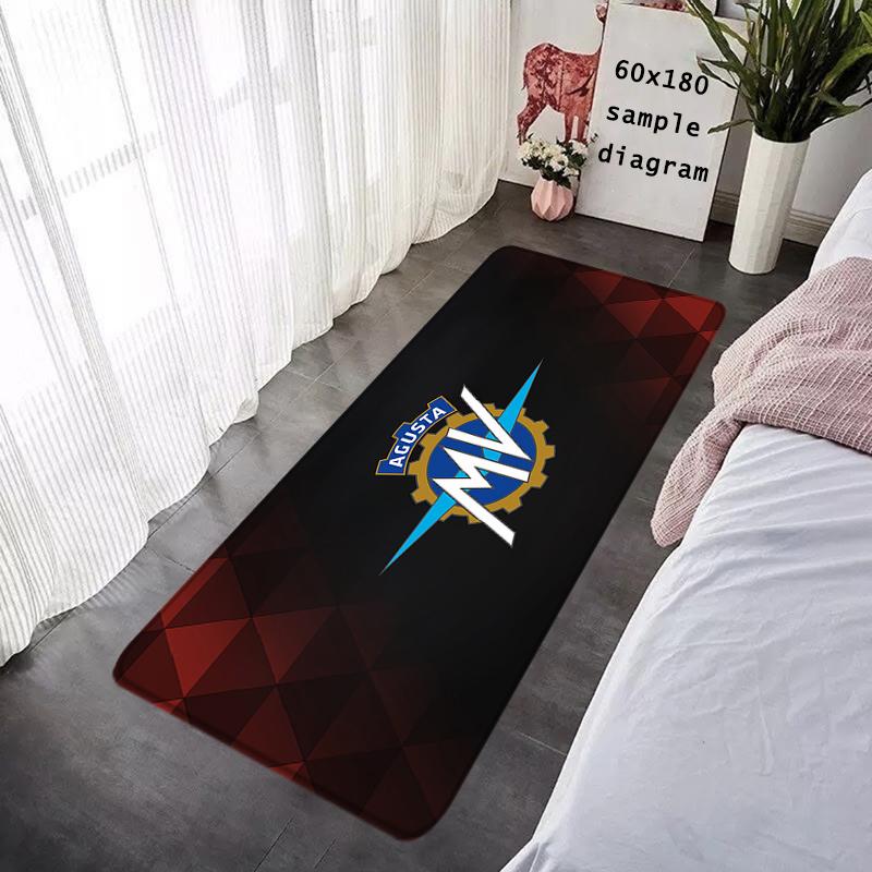 House Entrance Motorcycle Doormat MV Hallway Carpet Agusta Living Room Rugs Foot Carpets Bath Rug Floor Mats Non-slip Home Decor