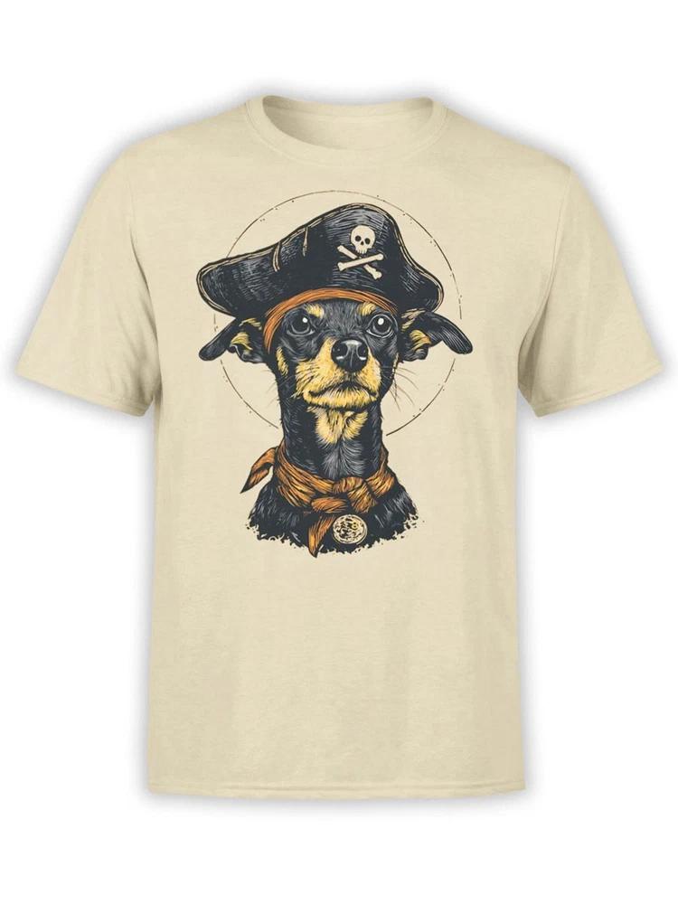 Captain Barkbeard Tshirt Funny Pirate Dog Tee Unisex S