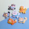 100pcs 3D Cartoon Animals Resin Cabochon Flatbacks Fit Phone Case Cups Decor Patch DIY Crafts Bows Hair Clip Accessories