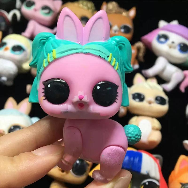 1Pc Big Eyed Animals Random Super Mini Dolls 3Cm Pet Girls Diy Collectible Toys Children'S Birthday Gift