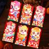 Traditional Holiday Gift Bags 6Pcs Red Envelopes Year of Horse Large Size Thickened Coated Paper Bright Color Lucky Money New Gifts Reusable Chinese