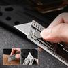 Titanium Alloy Utility Knife EDC Outdoor Tool Push-pull Knife Free 10 Replaceable SK5 Blade Express Box Knife with Back Clip