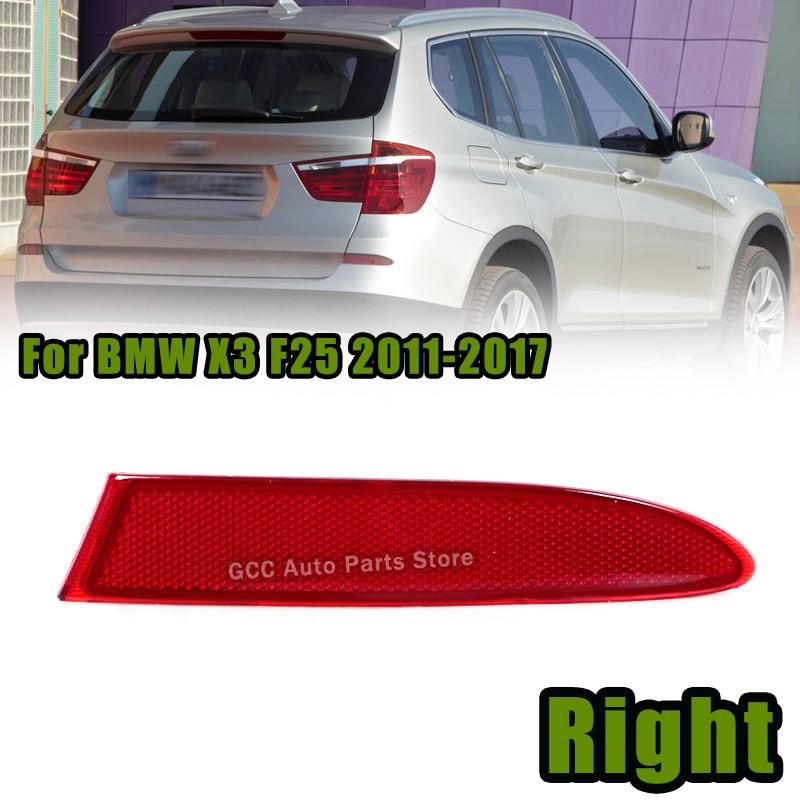 Right Rear Reflector Light Shell Brake Stop Lamp Cover For BMW X3 F25 2011-2013