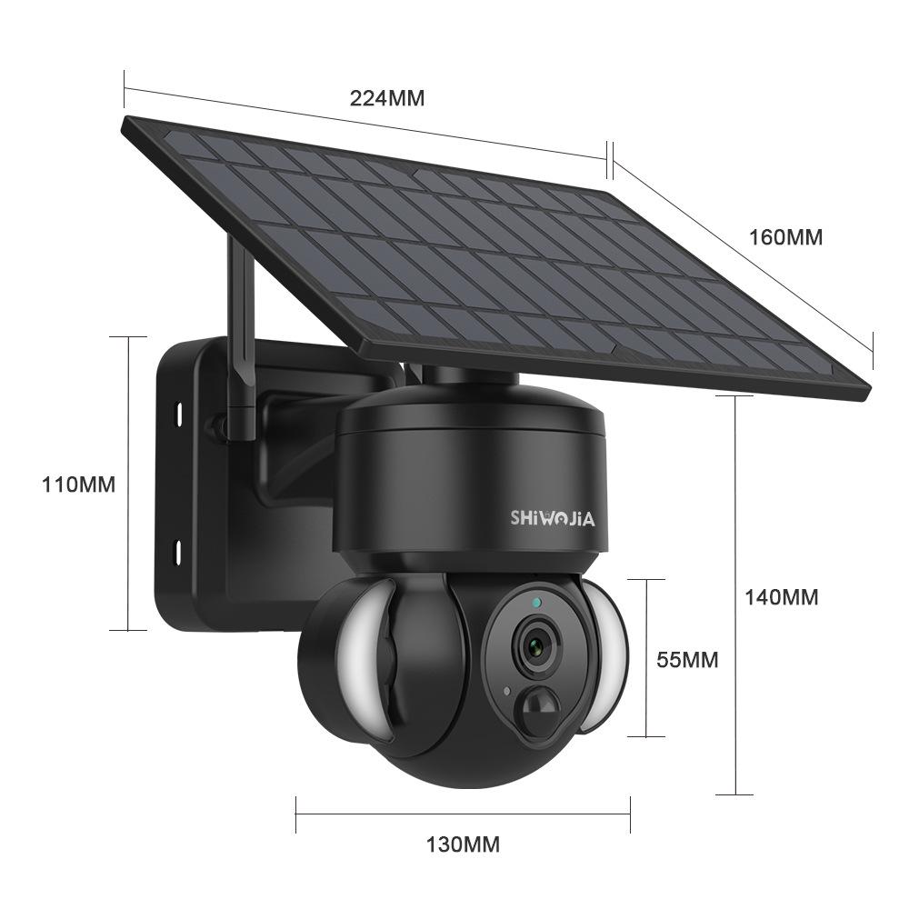 Solar-Powered 4G HD Wireless Camera with 3MP, Low Power, and Night Lighting