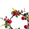 Weihnachts-Kerzenring Handgefertigte Dekoration für Geburtstag Tür Jubiläen Stilvoll A