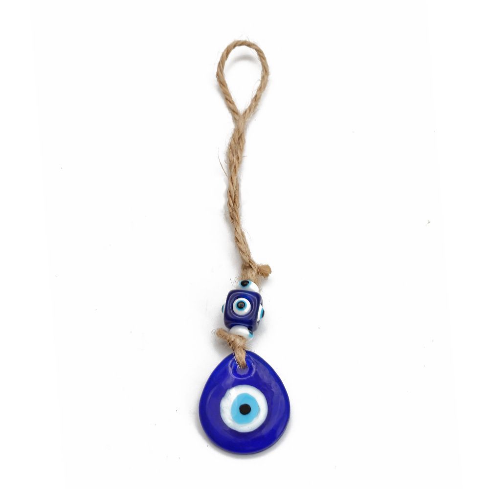 Eye Bead Handmade Crafts Evil Eye Pendant Wall Hanging Evil Eye Beads Keychain Evil Eye Keyring