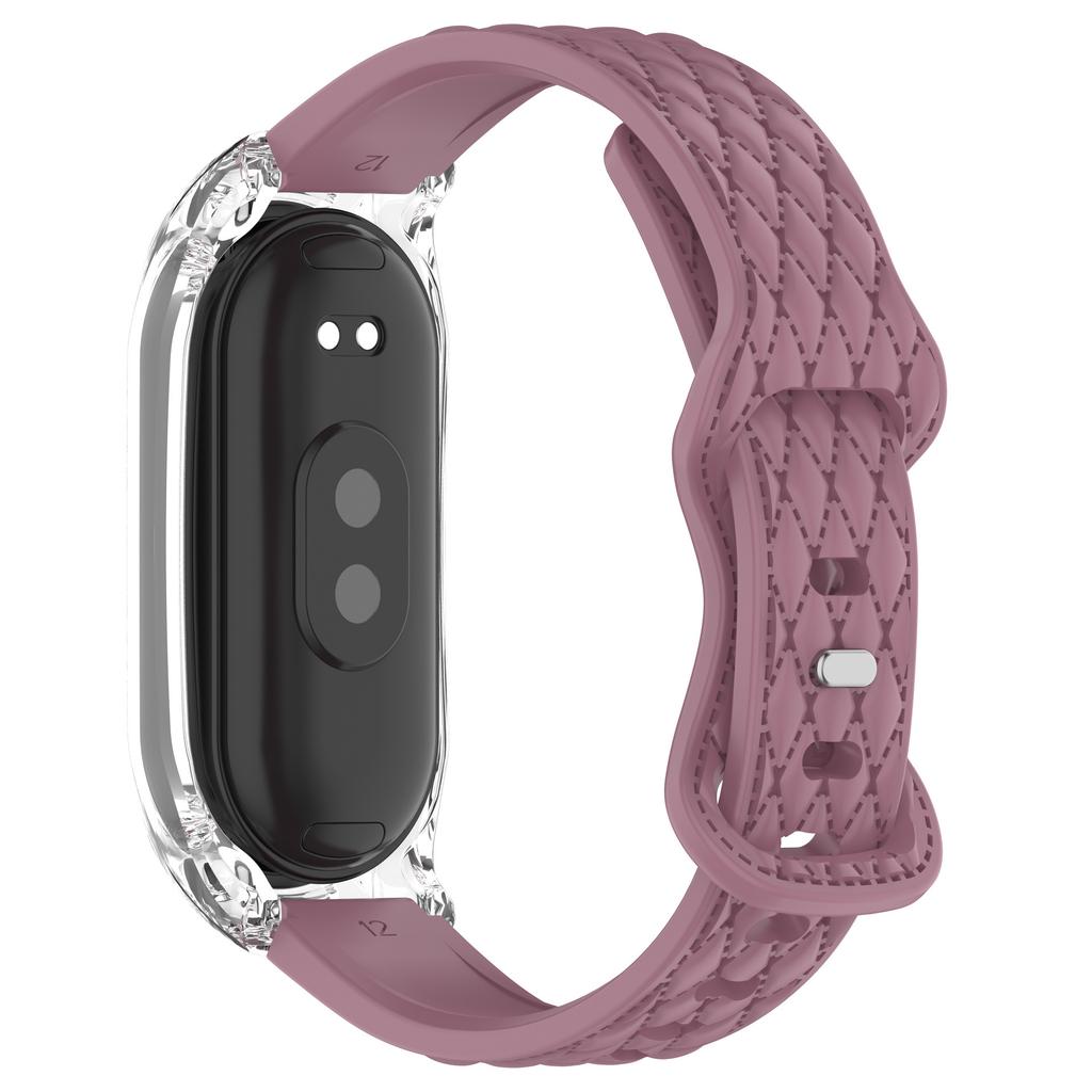 Etui+Silikonreim for Xiaomi Mi Band 10 Sport Gummibånd Armbånd pulseira correa for Xiaomi Smart Band 10 9 8 NFC Tilbehør