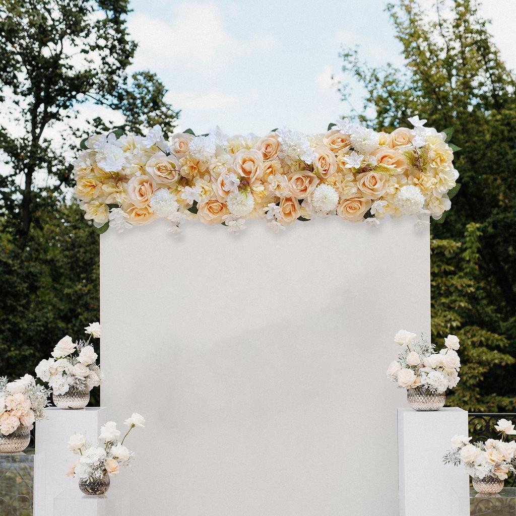 Arch Flower Panel Background Table Setting Decorations DIY Realistic Floral Arrangement