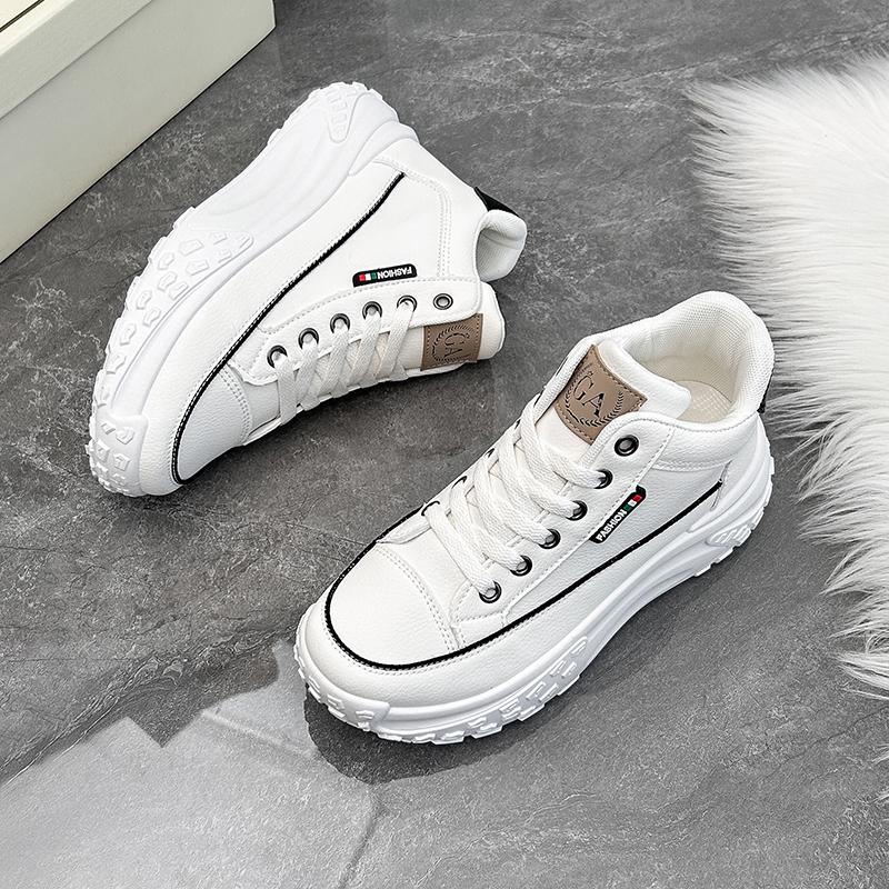 Fashion Fashion Designer Casual Sneakers Spring New Retro Platform Flats Shoes Ladies Small White Shoes Board Shoe Versatile Tenis Mujer