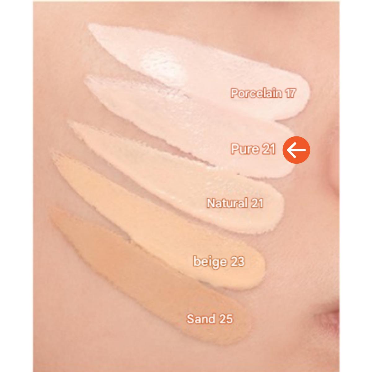 

[Rom&nd] Тональный крем Bare Water Cushion Foundation 20 г + сменный блок 20 г (4 варианта) 20g Pure 21 + Refill