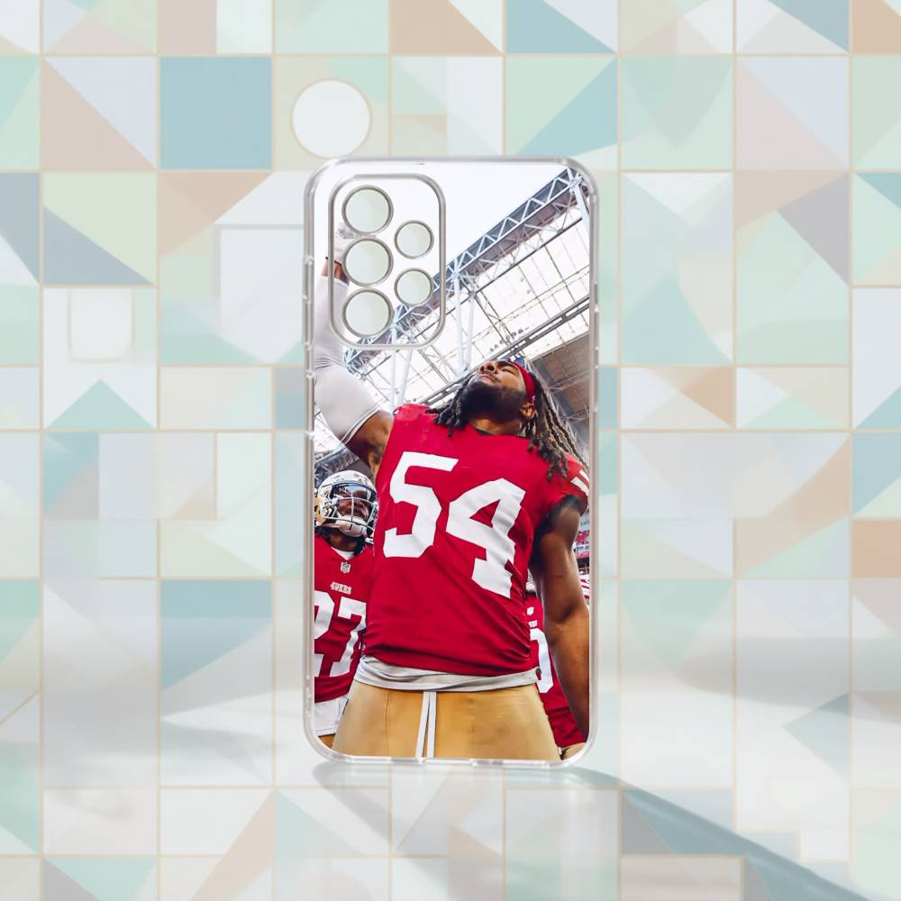 Fred Warner Phone Case For Samsung S25,S24,S21,S22,S23,S30,Ultra,S20,Plus,Fe Transparent Cover