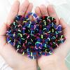 200PCS/Set Elastic Kids Basic Hair Bands Tie 3cm Dark Colors Headwear Don't Hurt Hair Headband Hair Accessories Holder
