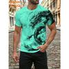 Vintage Chinese Dragon Men's T Shirt For Men Cool Animal Pattern 3D Print T-Shirts Summer Short Sleeve Tees Fashion Tops Tees