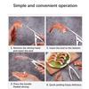Stainless Steel Shrimp Peeler Prawn Deveiner Lobster Shell Remover for Effortless Seafood Preparation
