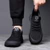 Spring Summer New Shoes for Men Knit Casual Shoes Breathable Flat Skateboard Youth Slip-on Sneaker