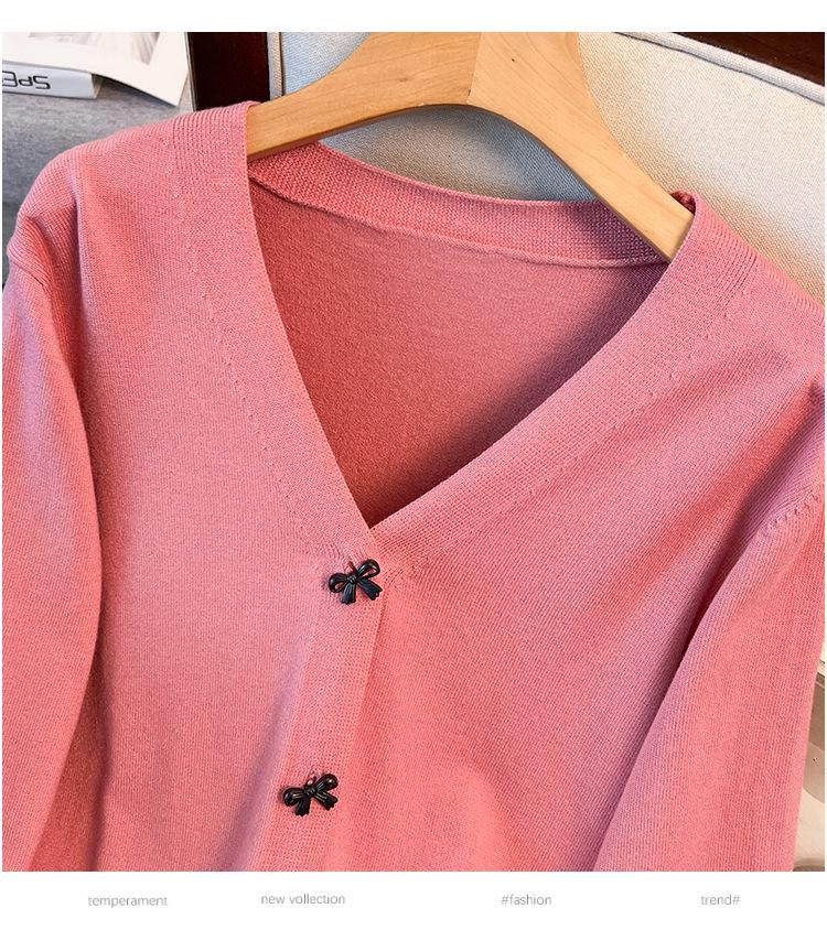 Plus Size Women's Loose Knit Cardigan Sweater, Bust 150/160, Size 350/8506