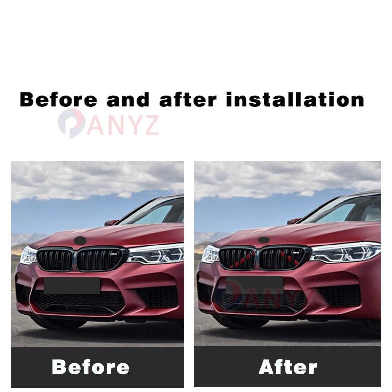 Car Front Grille Trim Strips Cover For BMW F10 F11 F12 F13 F07 F06 F01 5 6 7 Series X1 X2 F48 F39 2010-2016 Interior Accessories Interior Mirrors 6
