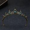 Rhinestone Baroque Retro Crown Bar Mitzvah Crown Bride Tiaras Metal Princess Crowns  Hair Jewelry