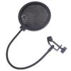 Double Layer Studio Microphone Flexible Wind Screen Sound Filter For Broadcast