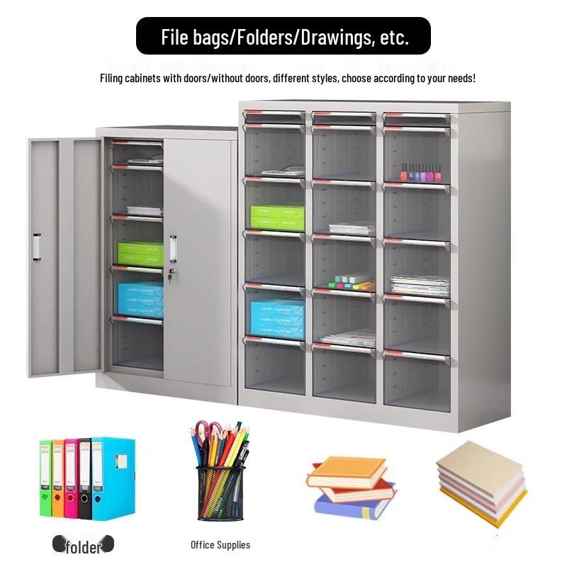 90-Drawer Office Document File Cabinet