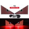 2Pcs Devil Eyes LED Car Headlight With Mini Projector Lens Turn Signal Lamp Bright Light