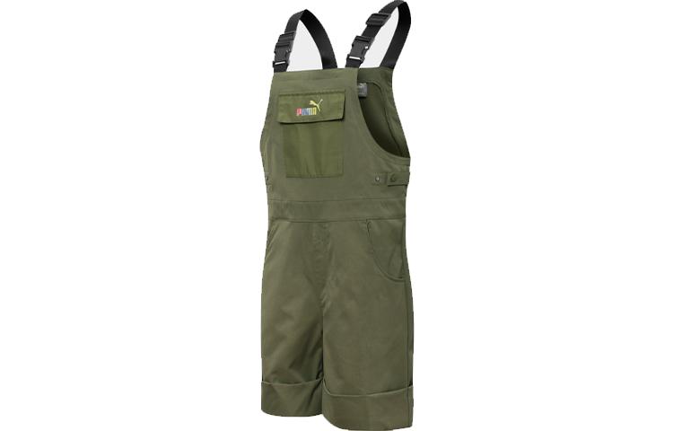 PUMA Basic Overalls Women s Dark Moss Green 671967-32 XL