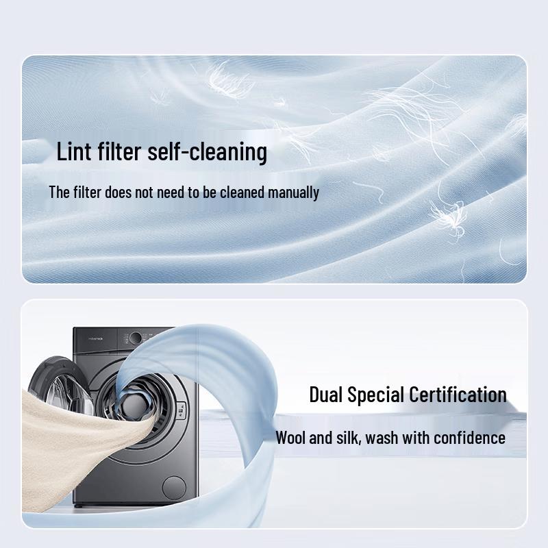 Roborock H1 Neo 12kg Smart Molecular Sieve Washer Dryer CN plug (adapter included)