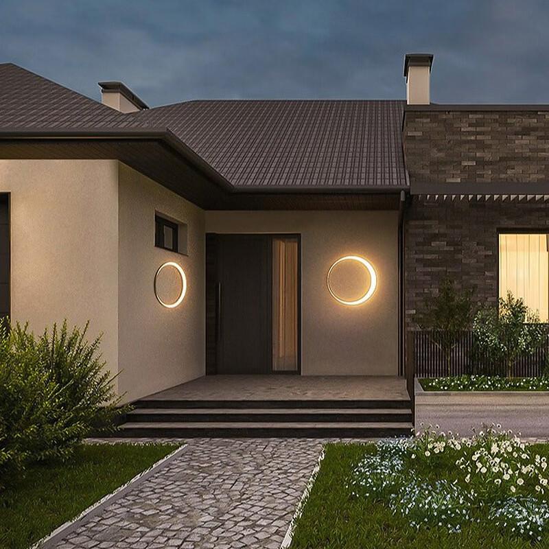 Outdoor Waterproof Moon Wall Light