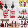 Christmas Wine Bottle Cover Merry Christmas Decoration For Home 2025 Christmas Ornaments Decor Happy New Year 2025 Navid Noel