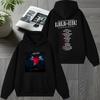 2025 Rapper Djadja & Dinaz Album Tour Double Sided hip hop printed Hoodie Men women vintage Fleece streetwear Unisex Sweatshirt