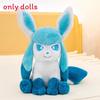Peluche Pokemon Glaceon con Imbottitura in Cotone PP per Dormire e Coccolare